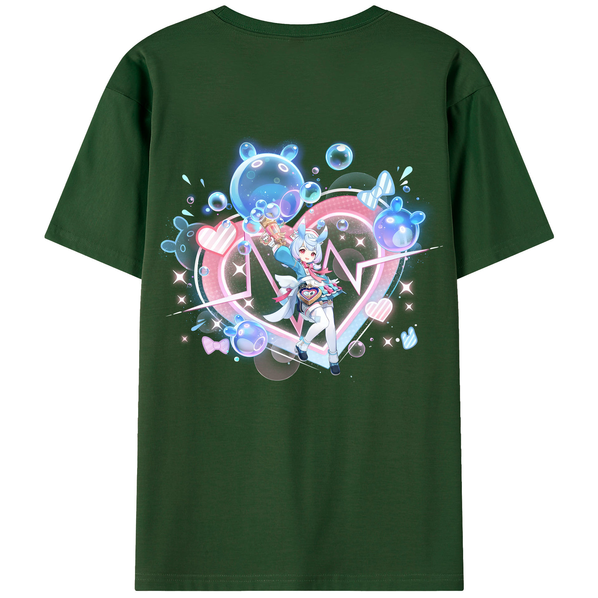 げんし神 シゲウィン genshin Shigewin 綿100％半袖Tシャツ（背面プリント）